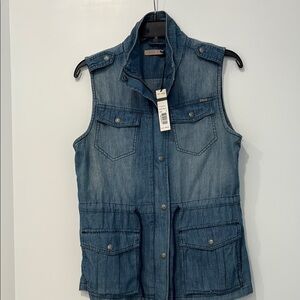 Max Jeans Blue Denim Vest